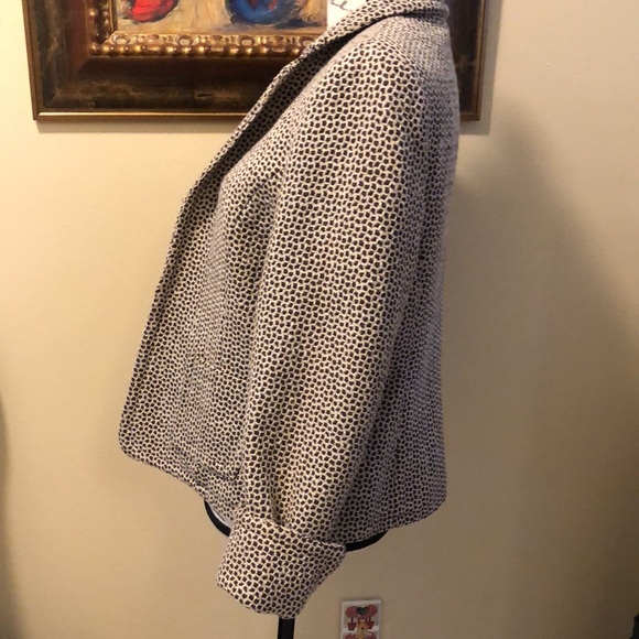 Jones | Wear Classic tweedy fabric rollup or down sleeves lined comfy jacket - Picture 6 of 13